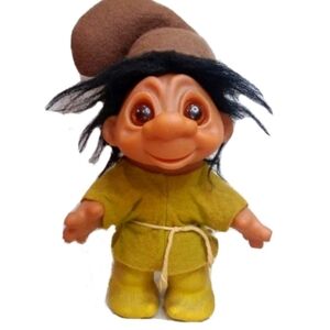 DAM 1980 Elf Troll Doll 24-4 Denmark 8 inch